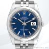 Rolex Datejust Men's 116200BLSJ 36mm Silver-tone Jubilee Bracelet