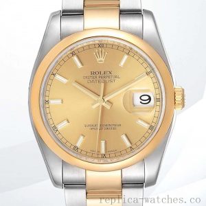 Rolex Datejust Men's 116203-72203 36mm Oyster Bracelet