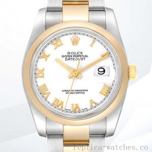 Rolex Datejust 116203-0135 36mm Men's Stainless Steel Oyster Bracelet