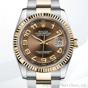 Rolex Datejust Men's 116233BRAO 36mm Oyster Bracelet