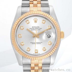 Rolex Datejust 36mm 116233SDJ Men's Black Dial Automatic