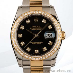 Rolex Datejust Men's 116243BKDO 36mm Oyster Bracelet Automatic