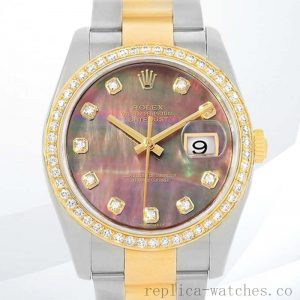 Rolex Datejust 36mm Men's 116243BKMDO Watch Automatic