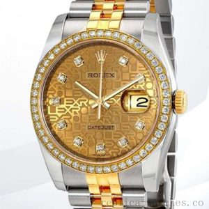 Rolex Datejust 36mm 116243CJDJ Men's Silver-tone Stainless Steel