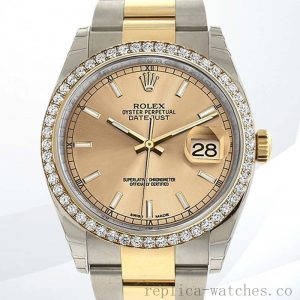 Rolex Datejust 116243CSO Men's 36mm Oyster Bracelet Champagne Dial