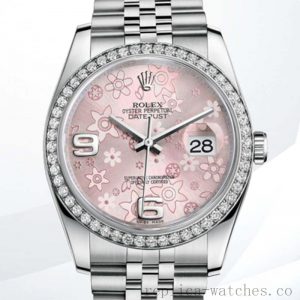 Rolex Datejust 116244PFAJ Men's 36mm Silver-tone Automatic