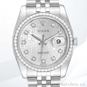 Rolex Datejust 36mm Men's 116244SJDJ Silver-tone Automatic