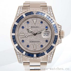 Rolex Submariner 40mm Men's 116659 Oyster Bracelet Silver-tone