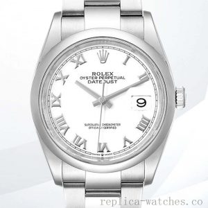 Rolex Datejust 36mm Men's m126200-0008 Silver-tone Oyster Bracelet