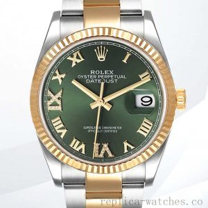 Rolex Datejust m126233-0026 Men's 36mm Silver-tone