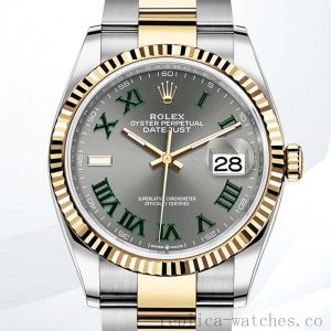 Rolex Datejust m126233-0036 Men's 36mm Silver-tone