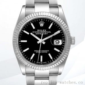 Rolex Datejust 36mm 126234BKSO Men's Stainless Steel Black Dial