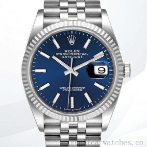 Rolex Datejust 36mm 126234BLSJ Men's Blue Dial Stainless Steel