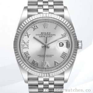 Rolex Datejust 36mm Ladies m126234-0029 Silver Dial Stainless Steel