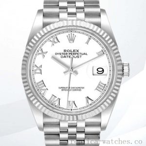 Rolex Datejust Men's 126234WRJ 36mm White Dial