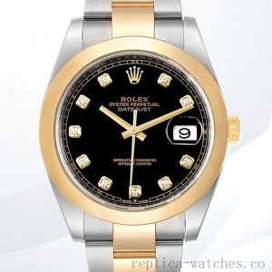 Rolex Datejust Men's 41mm 126303 Oyster Bracelet Black Dial