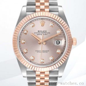 Rolex Datejust Men's 41mm m126331-0008 Silver-tone Watch