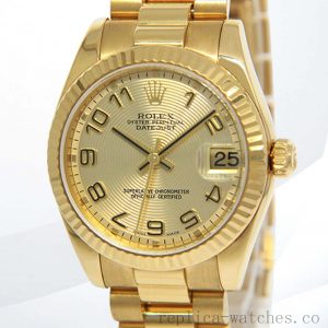Rolex Datejust Men's 178278 31mm Watch Gold-tone