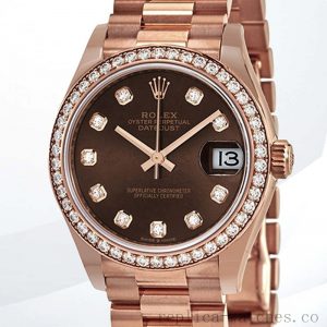 Rolex Datejust 31mm Ladies m278285rbr-0006 Chocolate Dial Watch