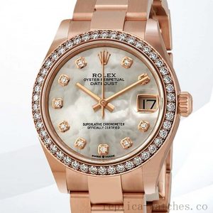 Rolex Datejust Ladies 31mm m278285rbr-0011 Mother of Pearl Dial