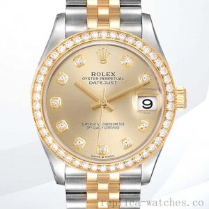 Rolex Datejust m278383rbr-0026 Ladies 31mm Silver-tone Automatic
