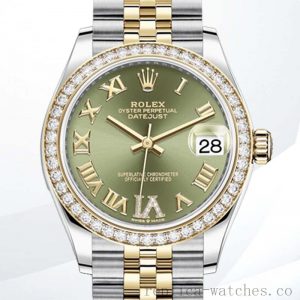 Rolex Datejust m278383rbr-0016 31mm Ladies Automatic Green Dial