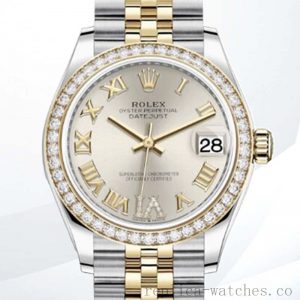 Rolex Datejust 31mm Ladies m278383rbr-0004 Jubilee Bracelet Watch