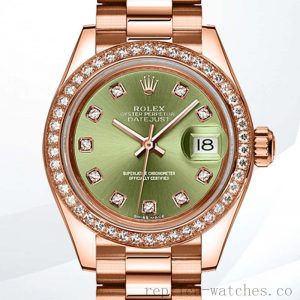 Rolex Datejust m279135rbr-0014 Ladies 28mm Watch Diamond Bezel
