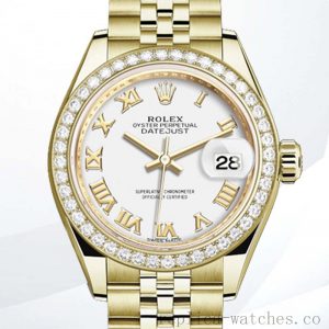 Rolex Datejust m279138rbr-0032 28mm Ladies Gold-tone Jubilee Bracelet