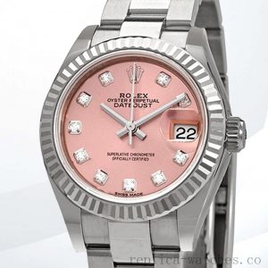 Rolex Datejust m279174-0004 Ladies 28mm Oyster Bracelet Watch