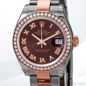 Rolex Datejust Ladies m279381rbr-0010 28mm Chocolate Dial Automatic