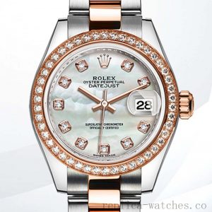 Rolex Datejust Ladies m279381rbr-0014 28mm Diamond Bezel