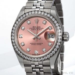 Rolex Datejust 28mm m279384rbr-0003 Ladies Diamond Bezel