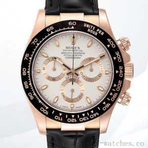 Rolex Daytona 40mm Men's 116515 Leather Strap