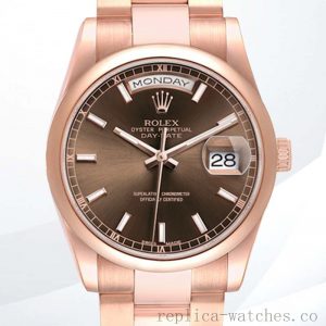 Rolex Day-Date 36mm Men's 118205 Stainless Steel President Bracelet/Oyster Bracelet