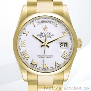 Rolex Day-Date 36mm 118208-73208 Men's Gold-tone
