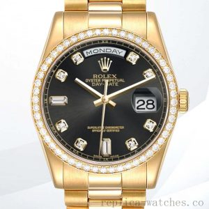 Rolex Day-Date 36mm Men's m118348-0096 Oyster Bracelet/President Bracelet Gold-tone