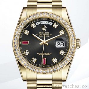 Rolex Day-Date Men's 36mm m118348-0209 Gold-tone