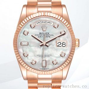 Rolex Day-Date m128235-0029 Men's 36mm President Bracelet Stainless Steel
