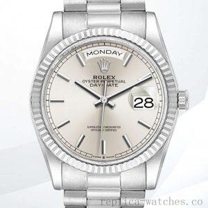 Rolex Day-Date Men's 36mm m128239-0005 President Bracelet Grey Dial