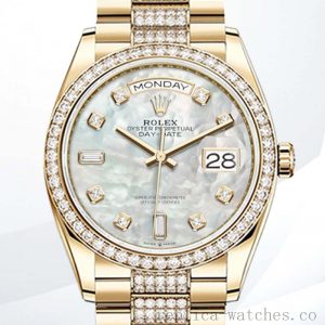 Rolex Day-Date Men's 36mm m128348rbr-0017 Gold-tone