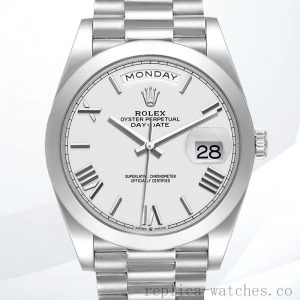 Rolex Day-Date Men's m228206-0028 40mm Stainless Steel Automatic