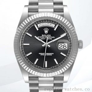 Rolex Day-Date 40mm Men's m228236-0003 Silver-tone