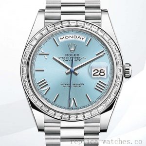 Rolex Day-Date m228396tbr-0030 Men's 40mm Diamond Bezel