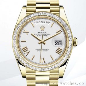 Rolex Day-Date 40mm m228398tbr-0033 Men's Gold-tone