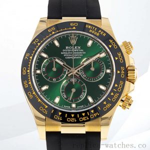 Rolex Daytona Men's 40mm 116518 Green Dial Gold-tone