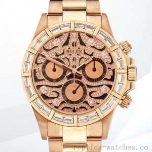 Rolex Daytona Men's 116568 40mm Rose Gold Dial Automatic