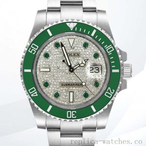 Rolex Submariner 40mm 116610 Men's Diamond Paved Dial