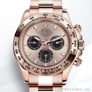 Rolex Daytona 40mm m116505-0016 Men's Rose Gold-tone Rose Gold Dial